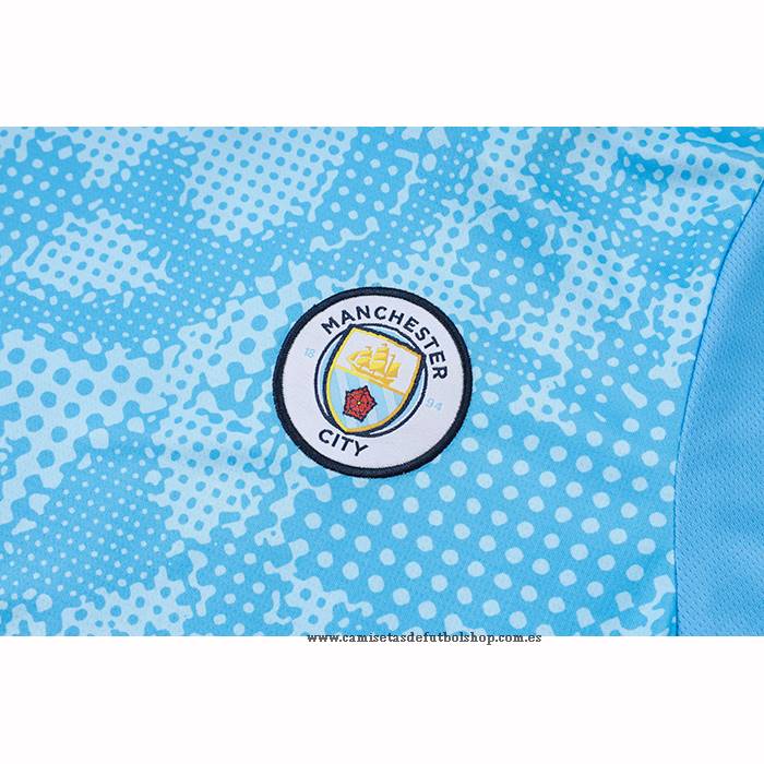 Chandal del Manchester City 25-26 Manga Corta Azul - Pantalon Corto